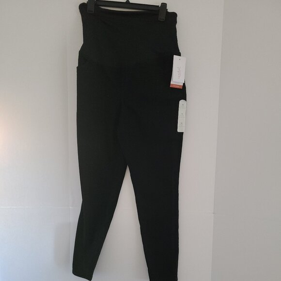 INGRID& ISABEL OVER BELLY SKINNY MATERNITY PANTS-HIGH RISE -POWER STRETCH -SZ 12 - Picture 5 of 16